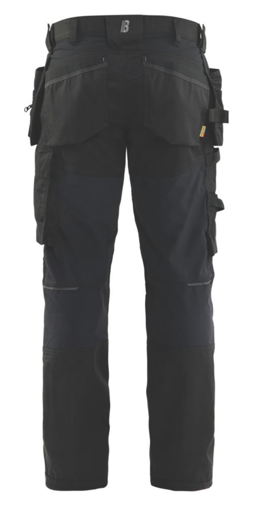 Pantalon de travail stretch 2D bi-directionnel Blaklader noir, taille 46 longueur 82 cm 