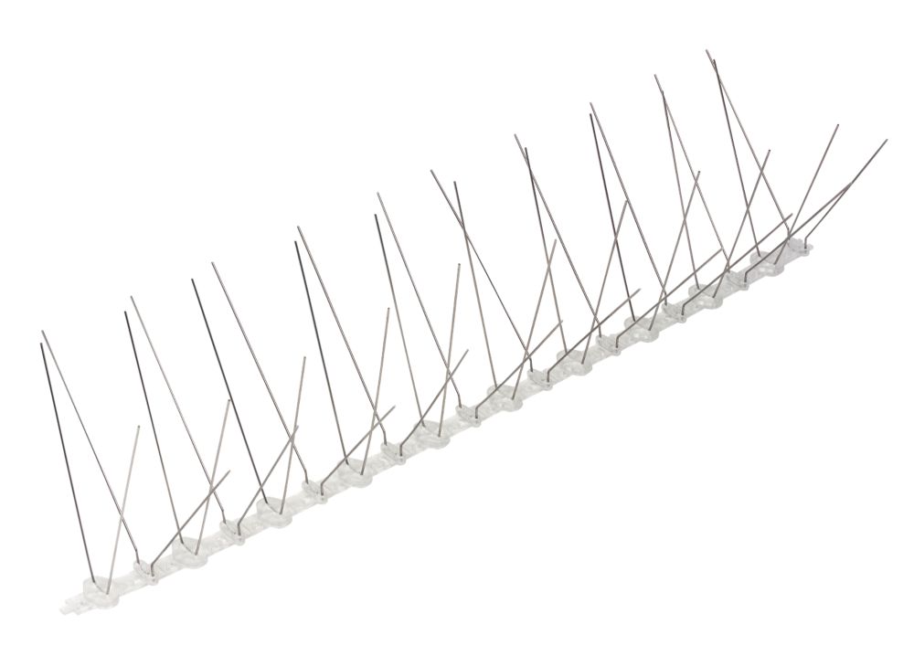 Lot de 10 picots anti-oiseaux de 500mm en acier inoxydable Pest-Stop