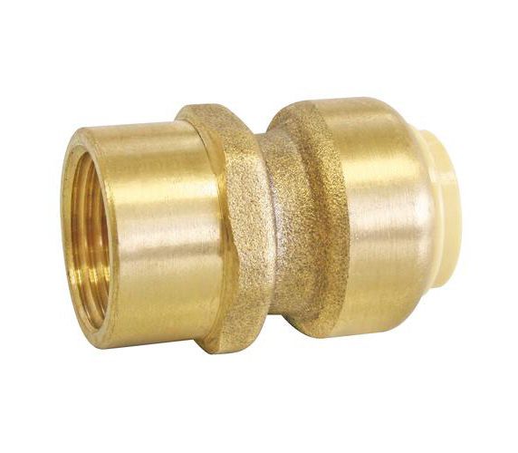 Raccord adaptatif à emboîter en laiton Somatherm 14mm x 12/17 - 3/8" 