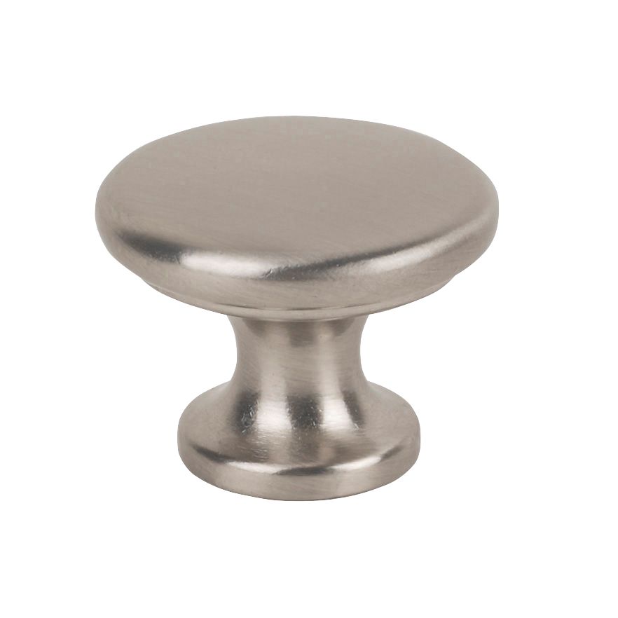 Lot de 2 poignées plates classiques traditionnelles en nickel satiné 30mm