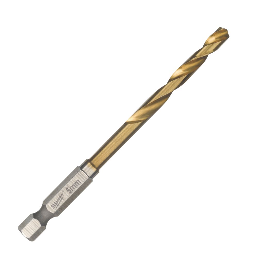 Foret à métaux à queue hexagonale Milwaukee SWave 5mm x 46mm