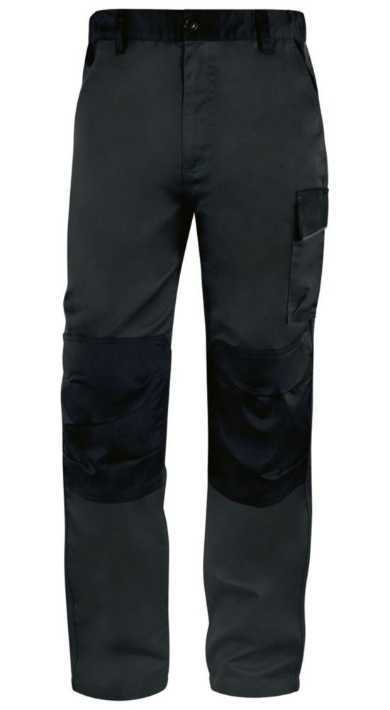 Pantalon de travail Delta Plus M1PA2 gris foncé taille 62/64 longueur 84 cm