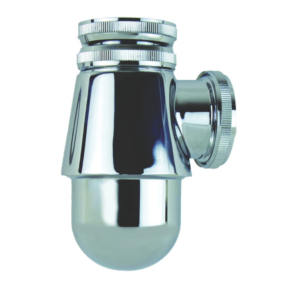 Siphon pour vasque/bidet Wirquin chromé 32mm, Vidage lavabo