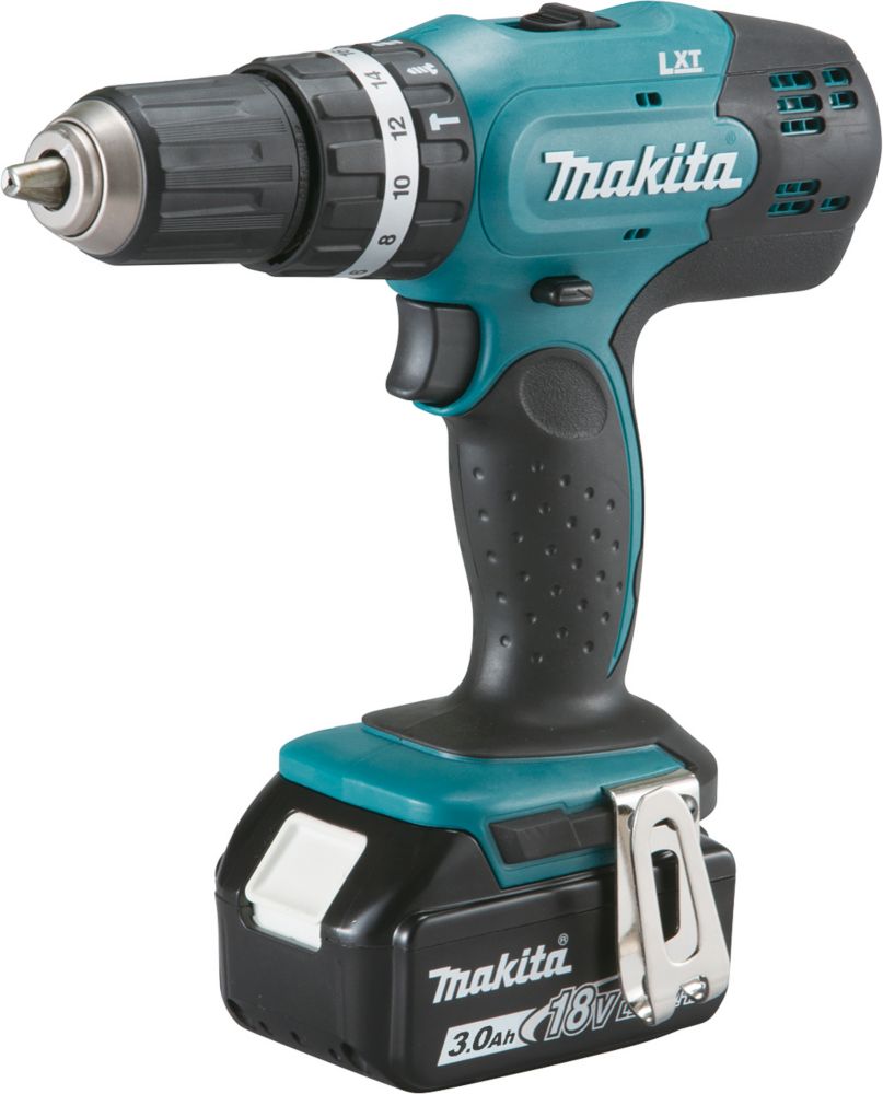 Perceuse visseuse à percussion sans fil Makita DHP453SFE 18V 2x3,0Ah Li-Ion LXT