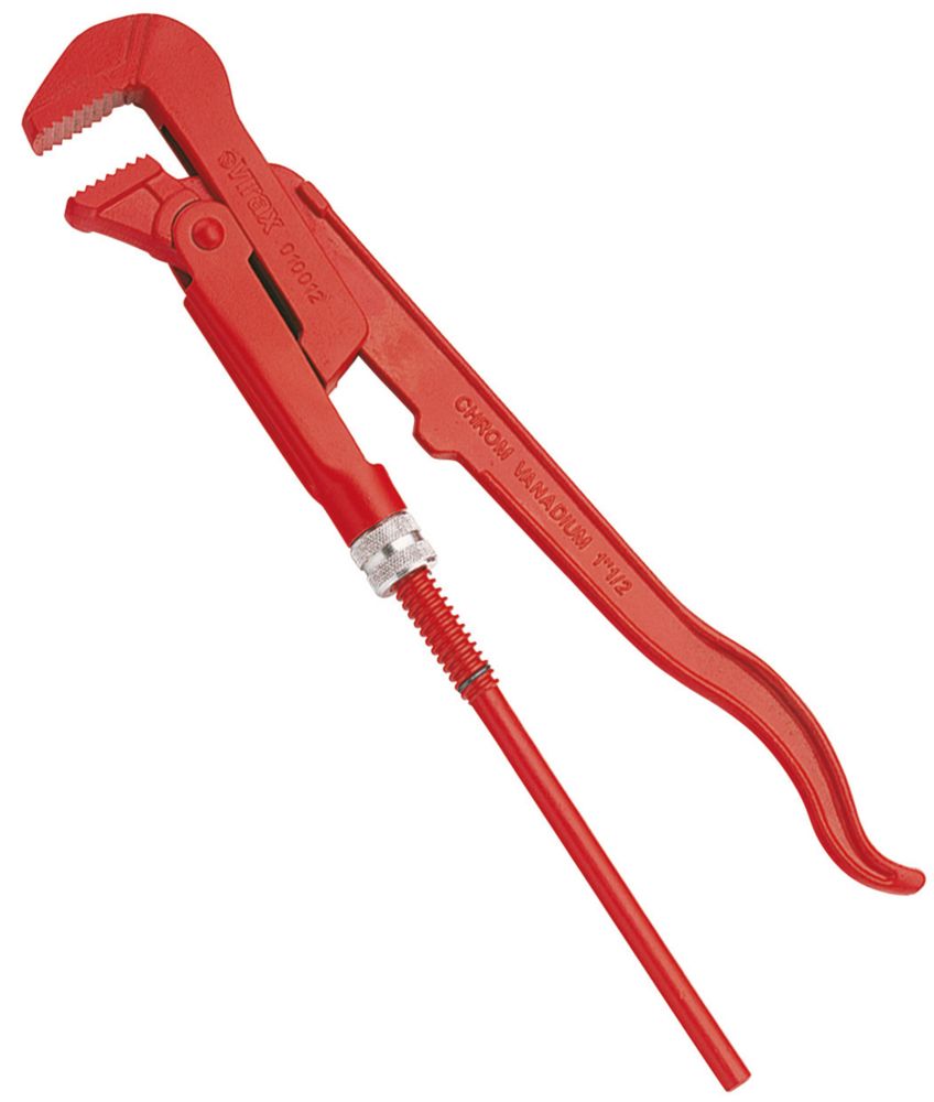 Clé serre-tube suédois 90° Virax 420 mm 