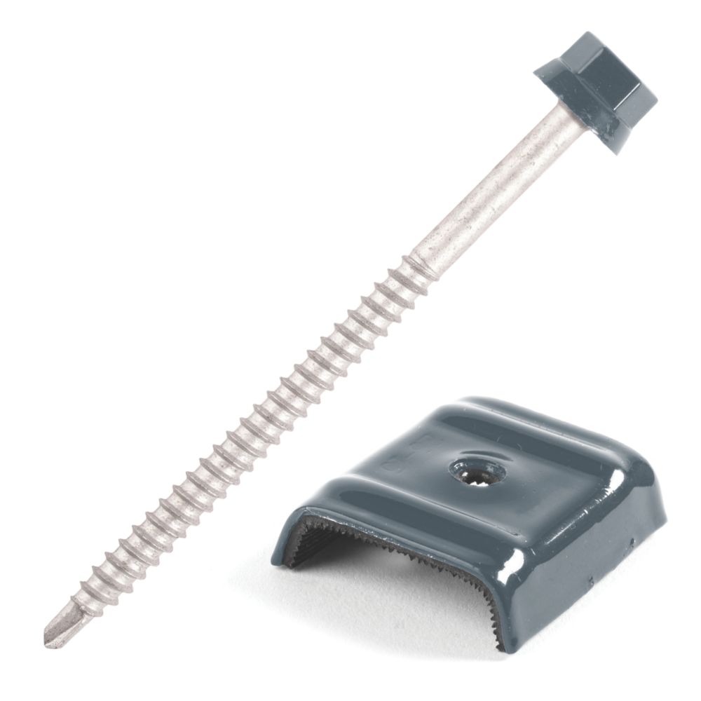 Kit de fixation de toiture en bac métallique autoperceuse Scell-It 6,3mm x 100mm 200 pièces