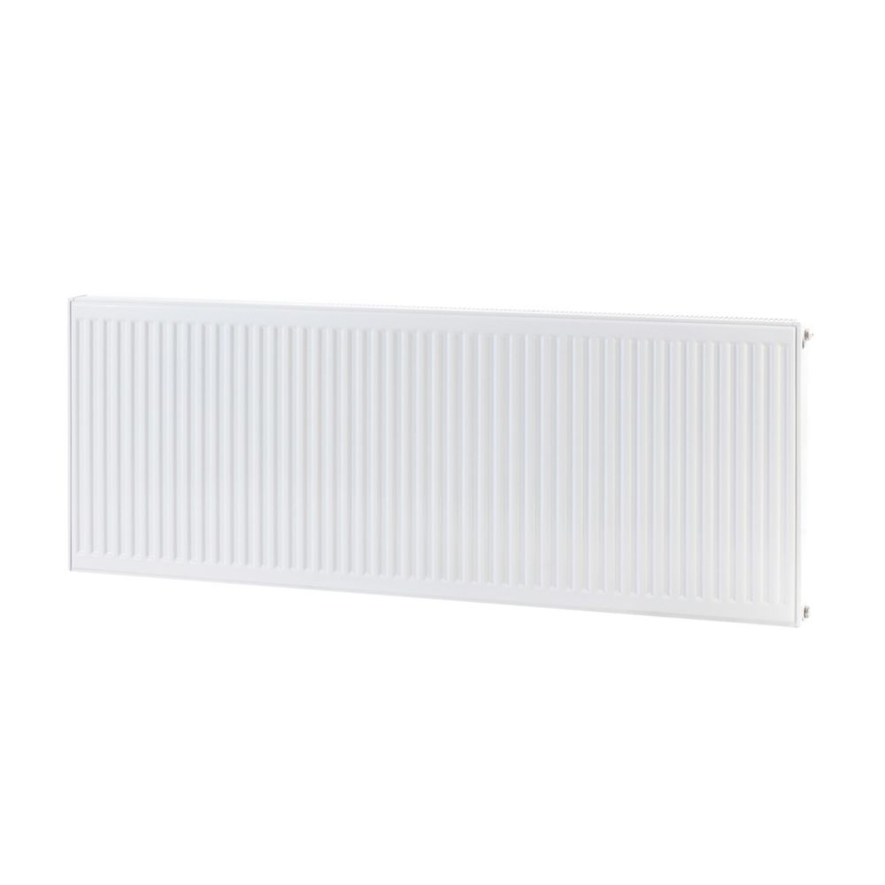Radiateur eau chaude à double panneau plus Flomasta type 21 600 x 1400mm blanc