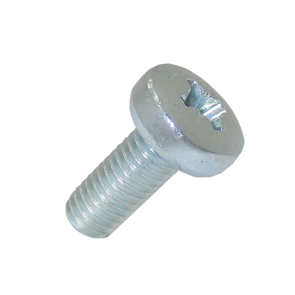 25 vis à métaux à tête cylindrique zinguées brillantes Easyfix M5 x 12mm