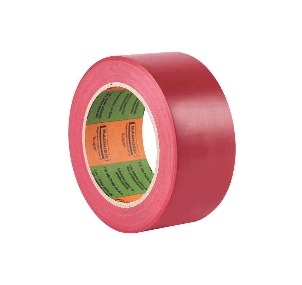 Ruban de marquage au sol Barnier 2721 rouge 33m x 50mm 