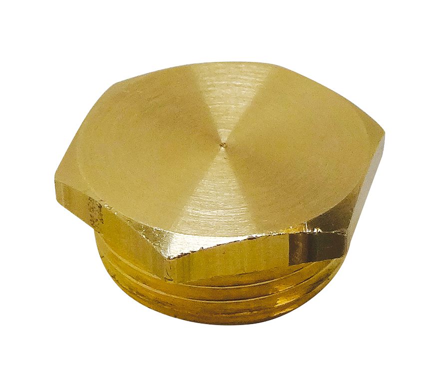 Bouchon à compression mâle en laiton Pronorm 12/17 - 3/8", lot de 2