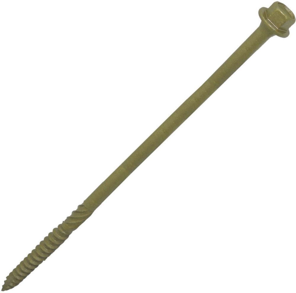 200 vis à bois à collerette TimbaScrew or 6,7 x 150mm