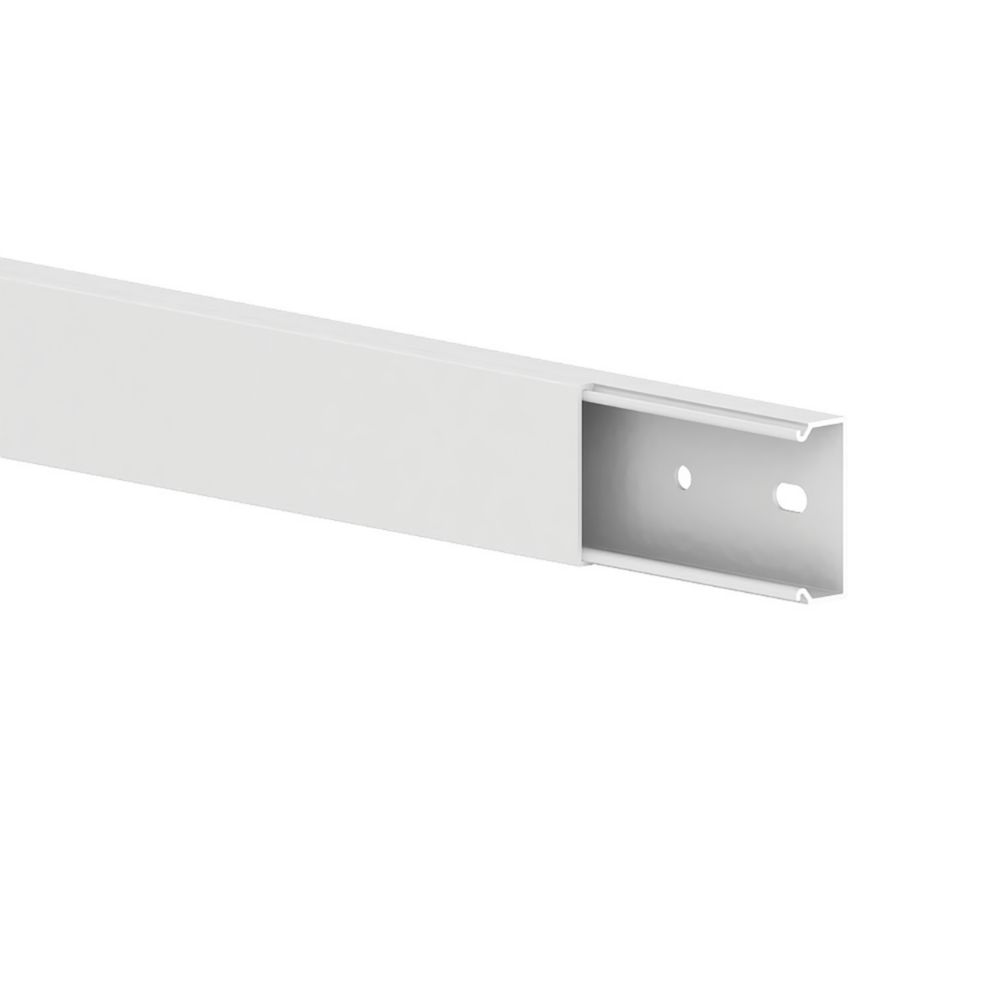 Mini-goulotte en PVC blanc GGK 30mm x 10mm x 2000mm 