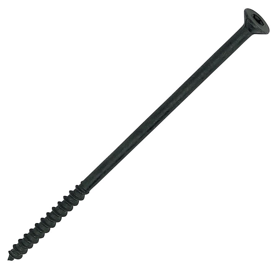 Timber-Tite Paquet de 20 vis à tête fraisée pour solives avec revêtement Net-Coat vert 6,5 x 145mm