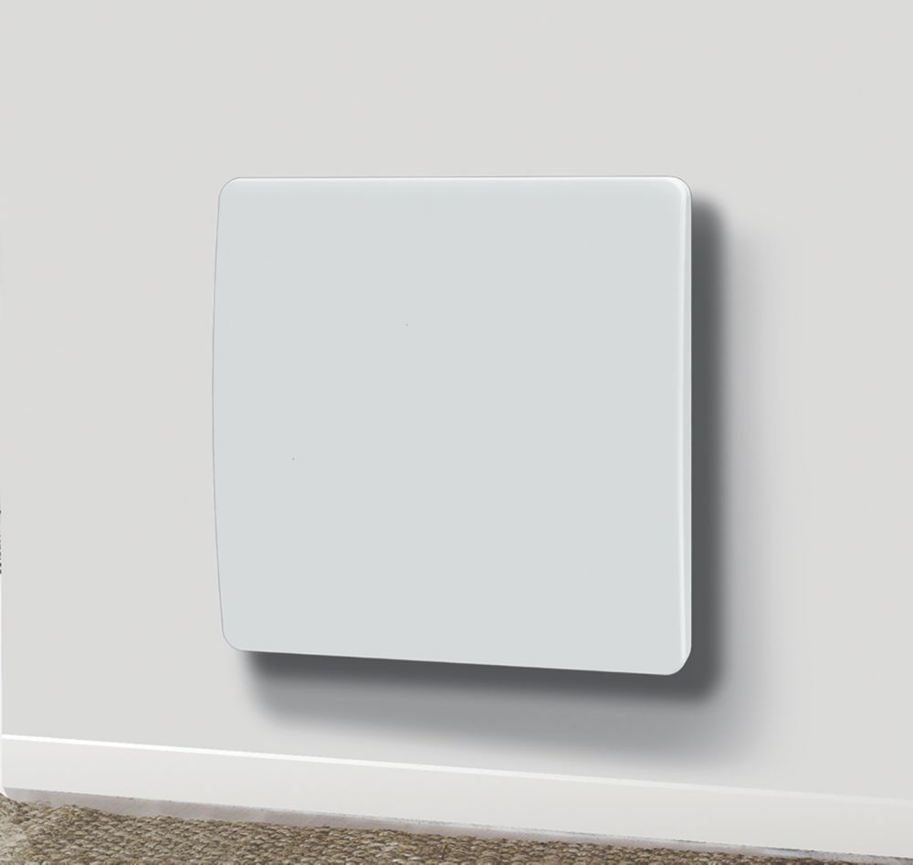  Radiateur électrique en céramique mural Carrera 1 000W 45cm x 45cm blanc