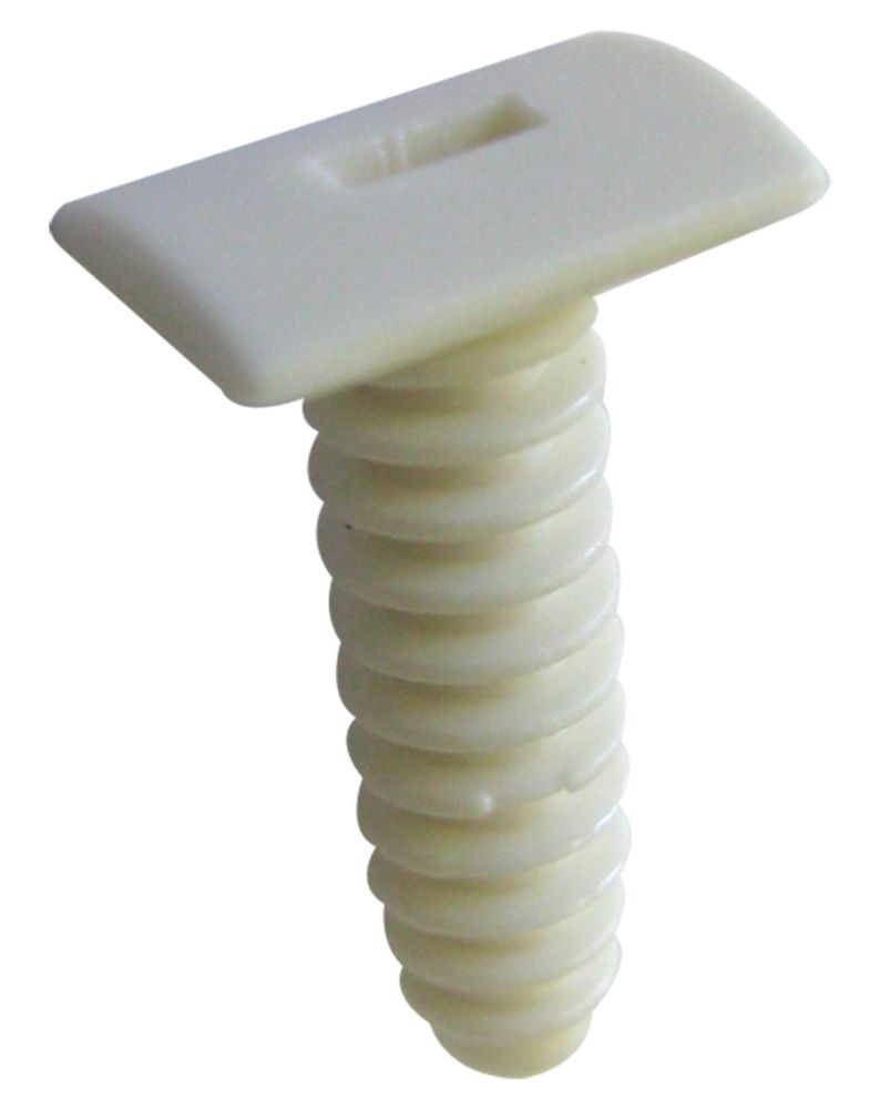 Fixation pour moulure en PVC, ING Fixations, Lot de 20