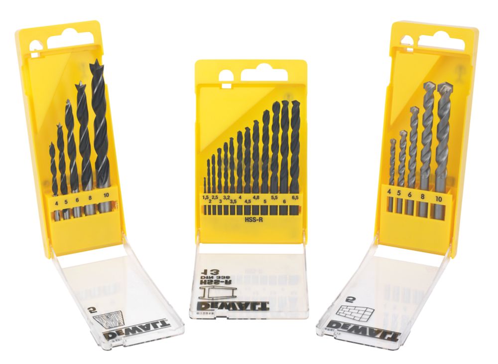 Coffret de 23 forets assortis à queue droite DeWalt