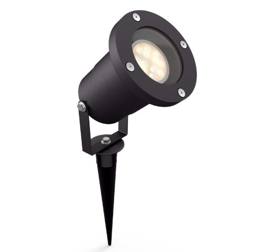 Spot à piquer LED extérieur noir Philips Massive Puled 3000K 5W IP44 345lm