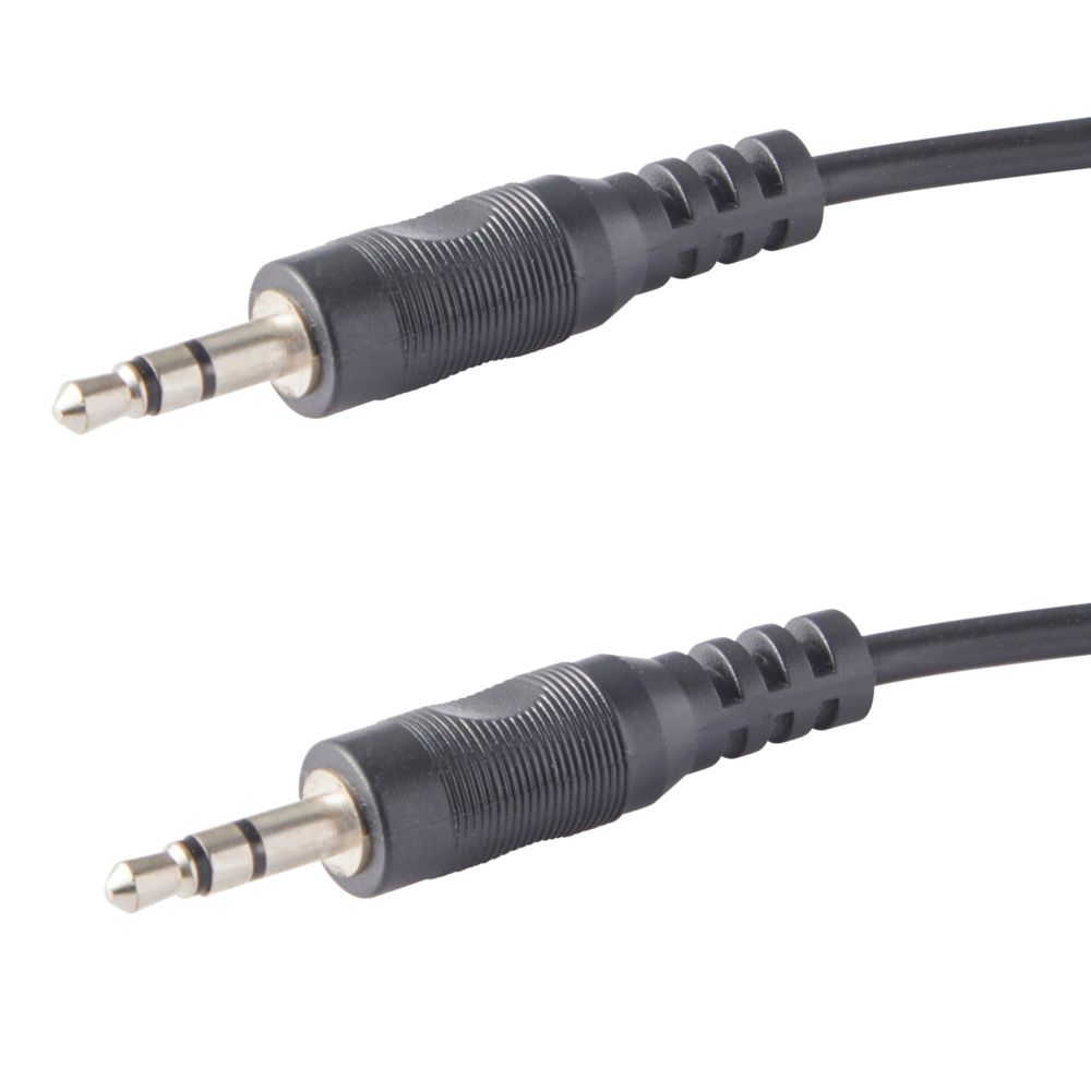 Câble audio 3m jack 3,5mm Câbles et fils électriques Screwfix FR