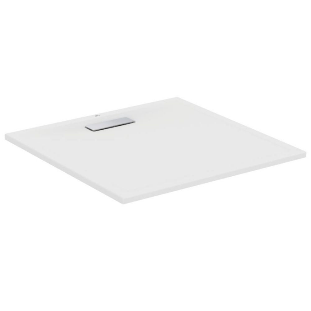 Receveur de douche rectangulaire Ultra Flat New Ideal Standard blanc 900 x 900 x 25 mm
