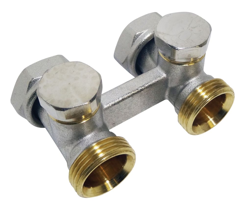 Robinet de radiateur thermostatique manuel Somatherm droit 50mm x 3/4"