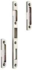 Jeu de gâches pour Serrure Vachette 20500 têtiere 18mm 16x10.5mm, bouts ronds, gauche