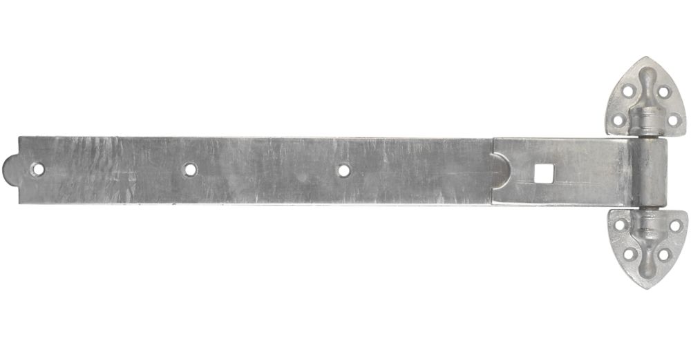 Lot de 2 charnières de portail réversibles robustes Smith & Locke 30 x 500 x 185mm