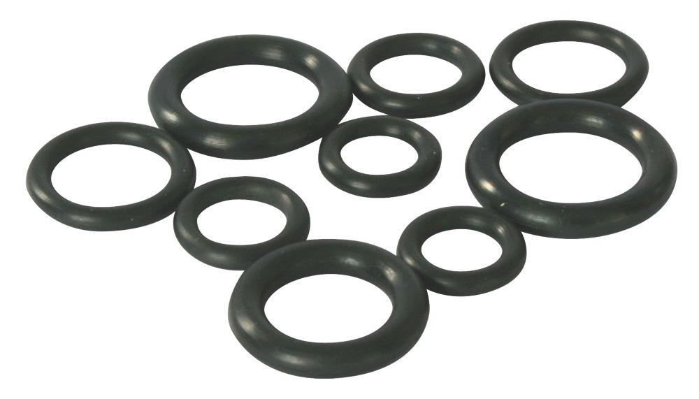 Joints toriques en oxide noir Fixoconnect, assortiment de 12