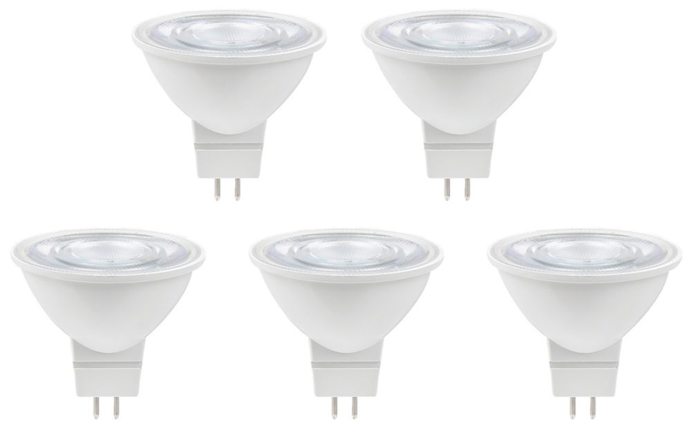 Lot de 5 ampoules LED LAP 0301382731 GU5.3 MR16 210lm 2W