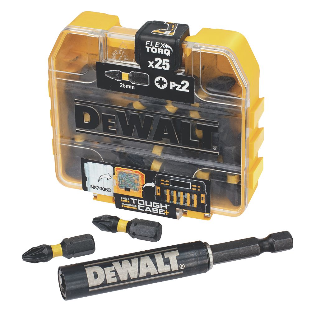 Coffret de 25 embouts de visseuse à choc PZ2 25mm DeWalt