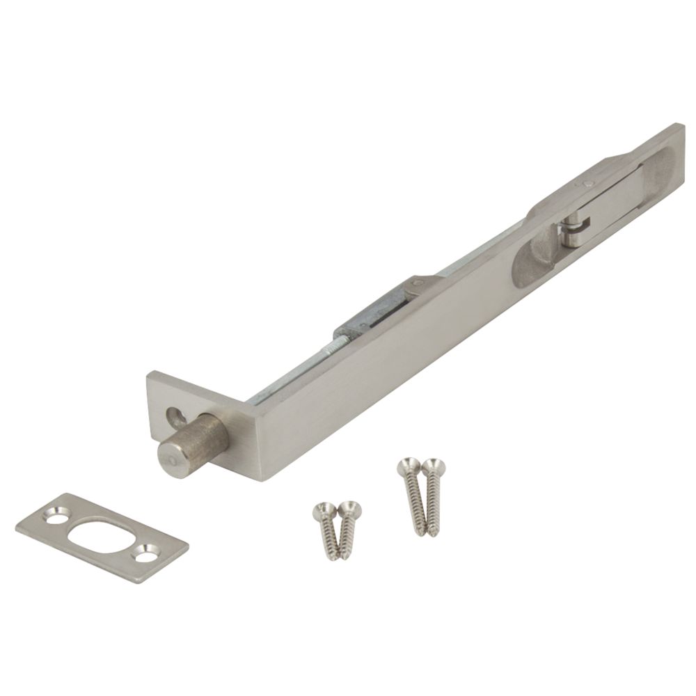 Verrou encastré à levier Hafele en acier inoxydable satiné 200mm 