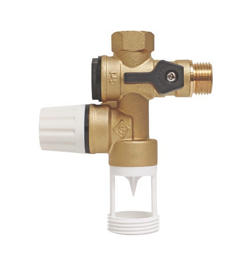 Groupe de sécurité vertical en laiton Somatherm 1/2"