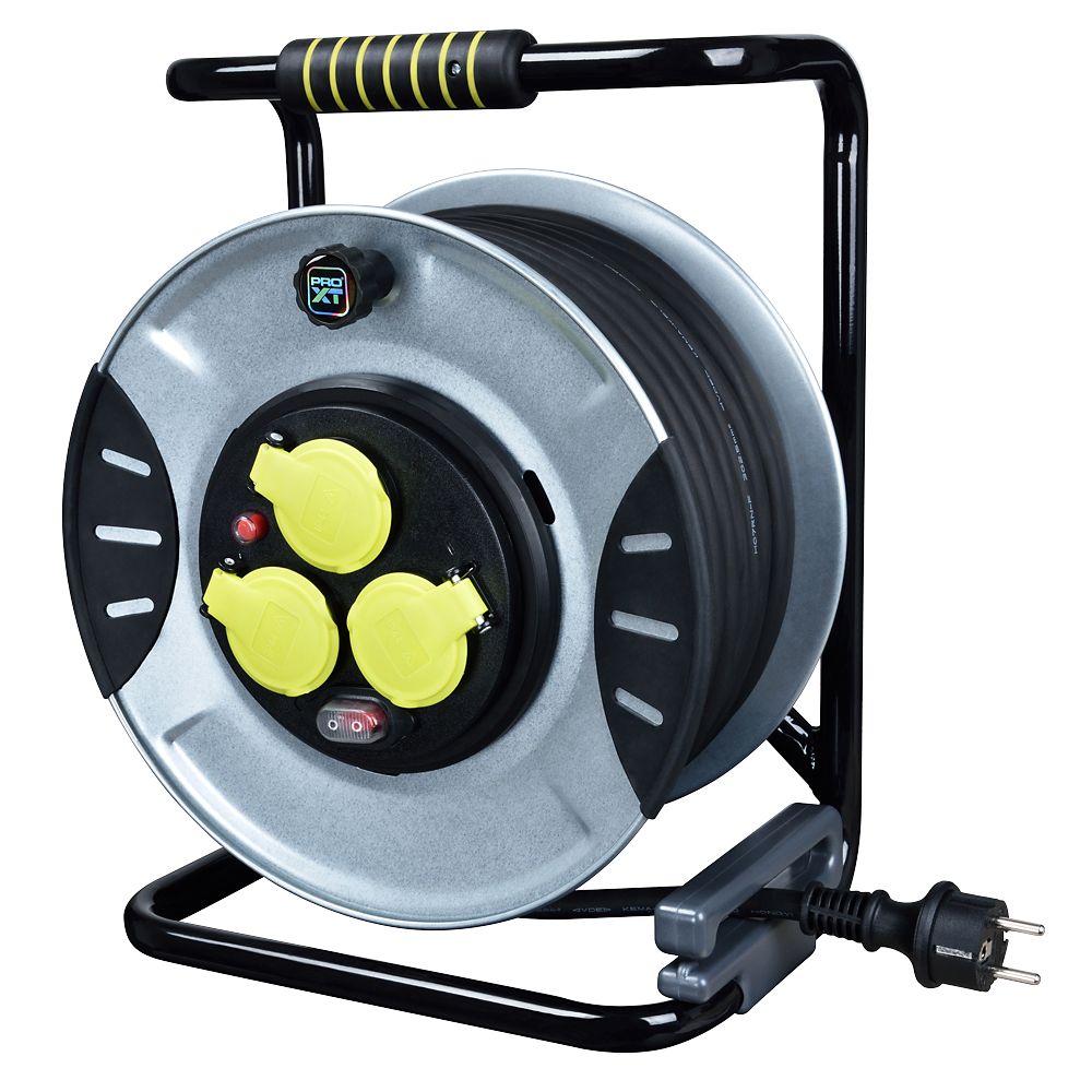 Enrouleur de chantier Masterplug H07RNF 3 prises 1.5mm² 40m