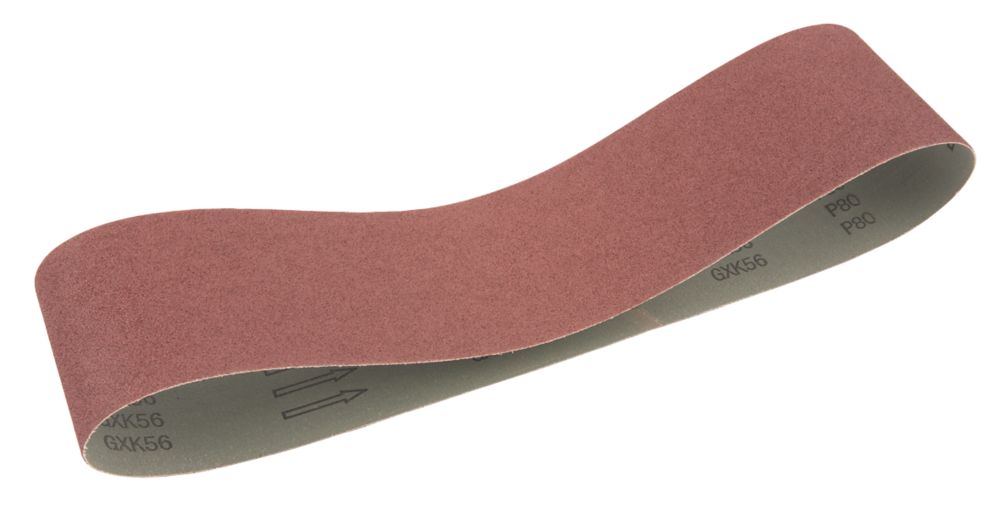 Bande abrasive non perforée 915 x 100mm grain 80 Titan