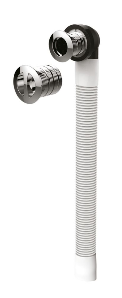 Trop-plein universel Valentin pour vasque 24mm et 30mm, finition chromée