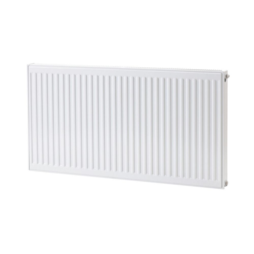 Radiateur eau chaude à double panneau plus Flomasta type 21 600 x 1200mm blanc