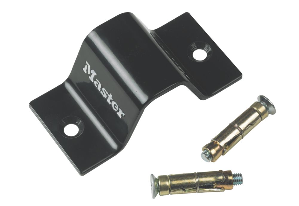 Grande attache pour mur et sol en acier Master Lock 160mm