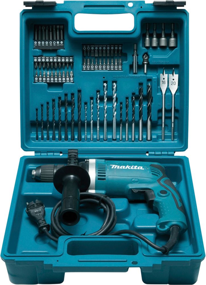 MAKITA Perceuse à percussion filaire 680 W - HP1641K1X