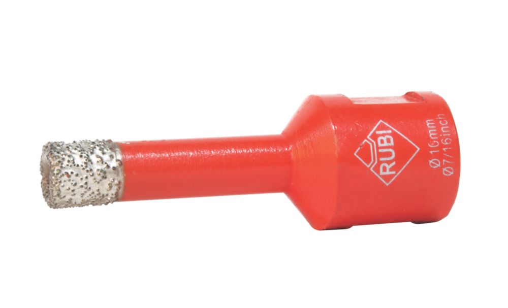 Foret diamant multimatériaux en acier à queue hexagonale Drygres 10mm x 65mm Rubi 