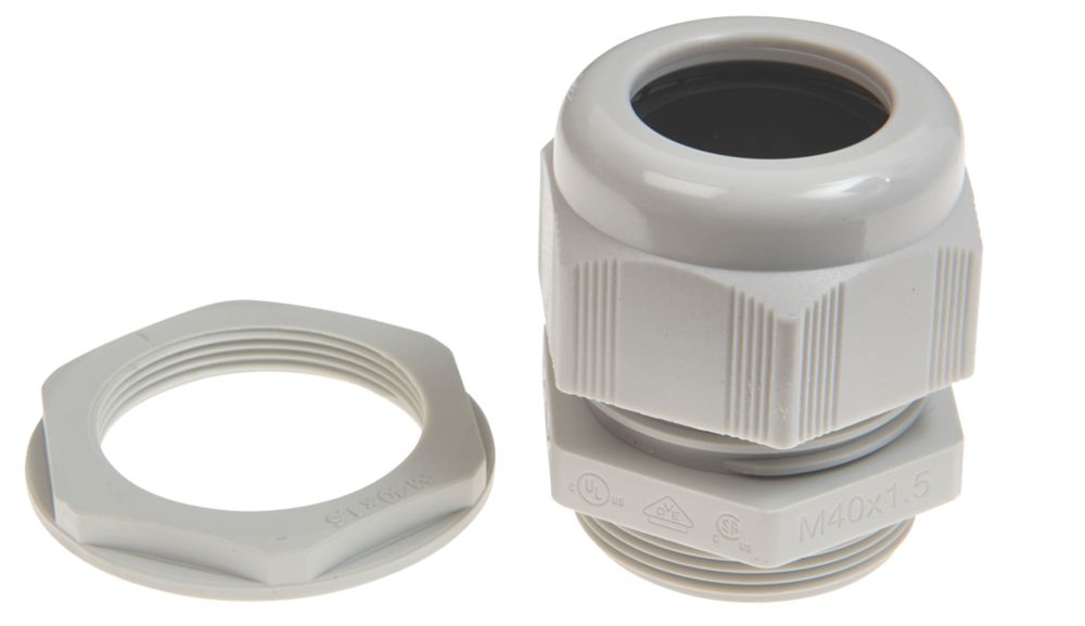 Lot de 5 presse-étoupes en plastique M40 Schneider Electric