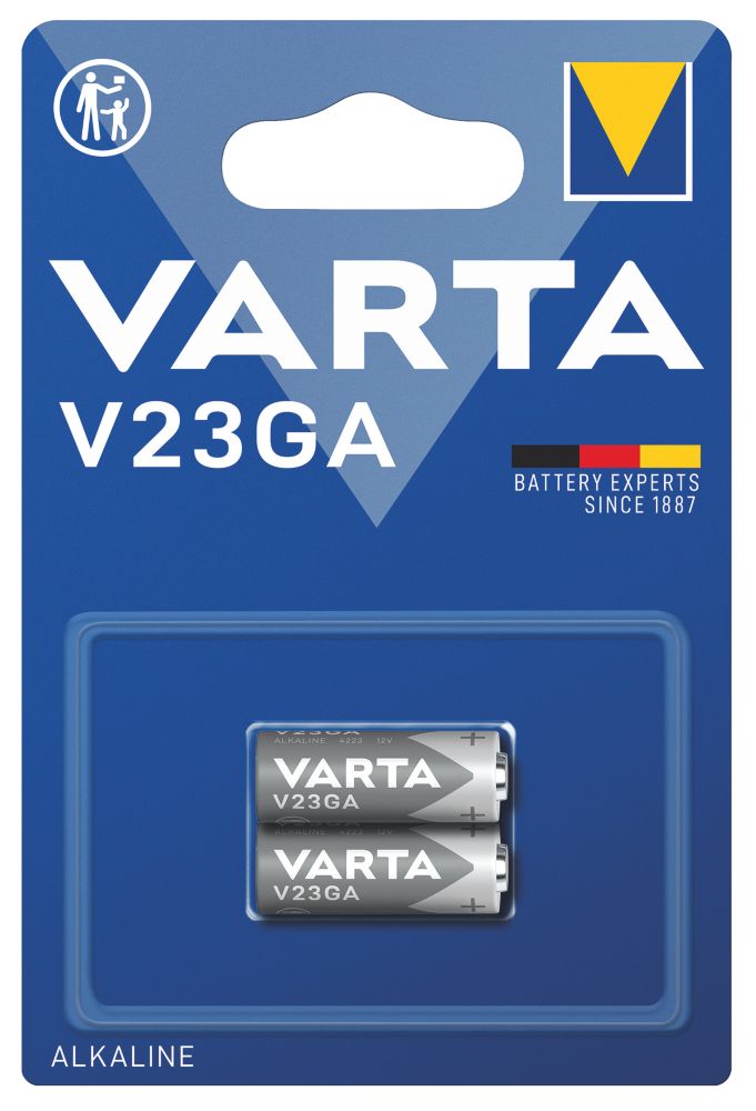 Pile alcaline Varta V23GA, lot de 2