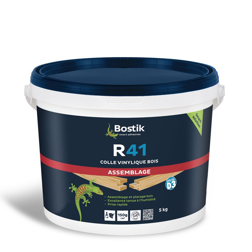 Colle à bois à prise rapide D3 5kg Bostik