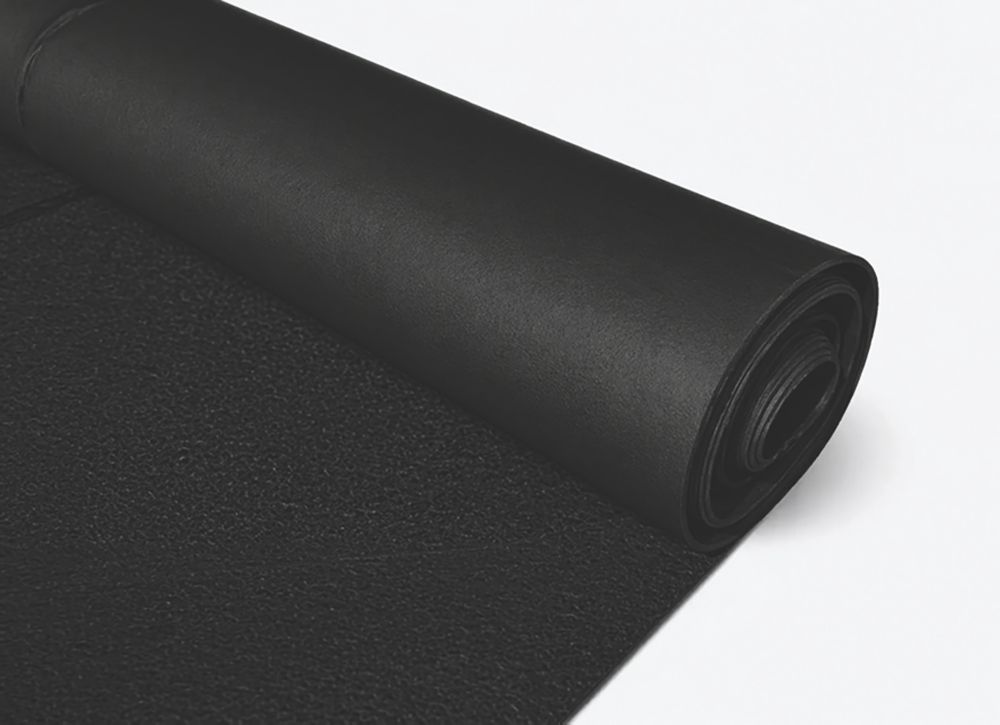 Feutre géotextile jardin multiusage Flexirub noir 25m x 2m