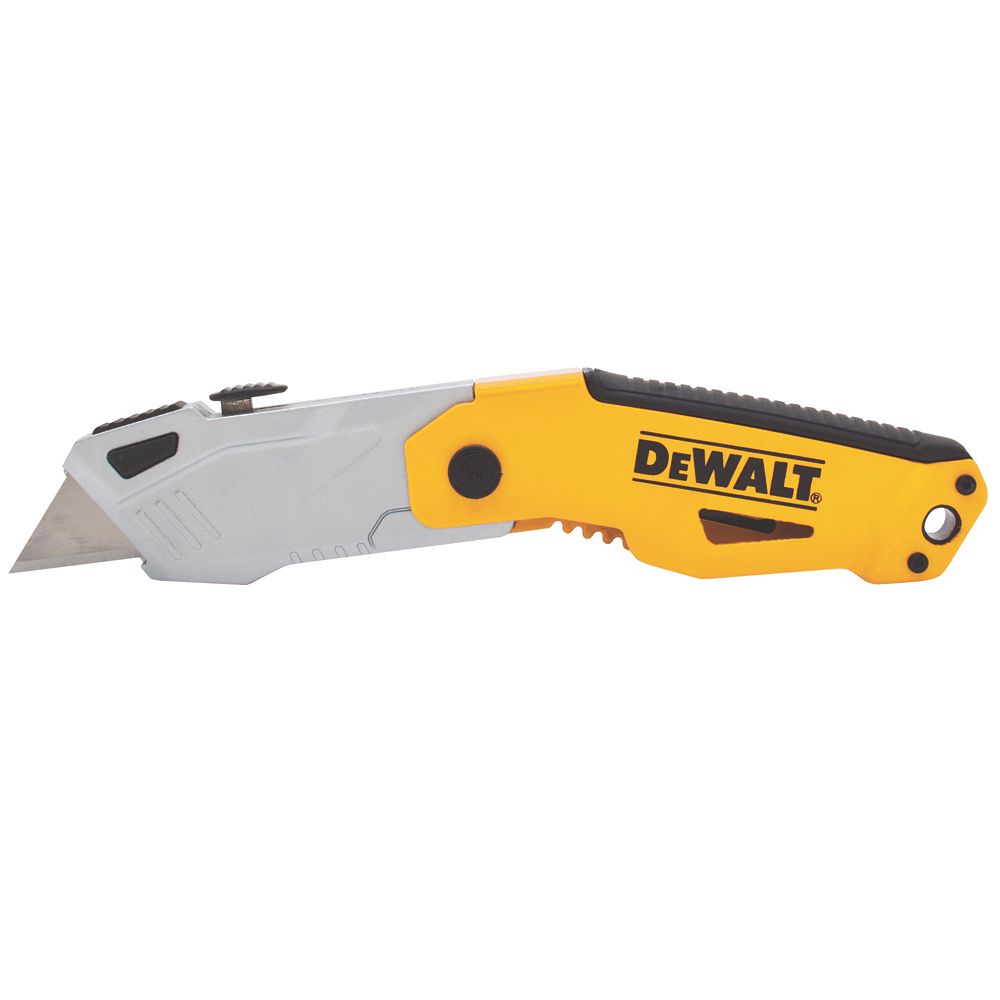 Couteau pliant à lame rétractable et chargement automatique DeWalt