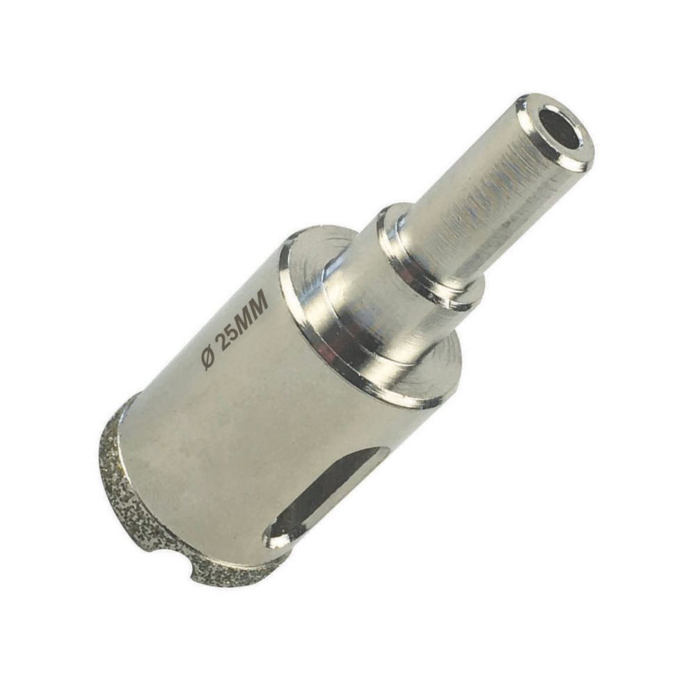 Sciecloche diamant pour carrelage de 25mm Accessoire pour perceuse Screwfix FR