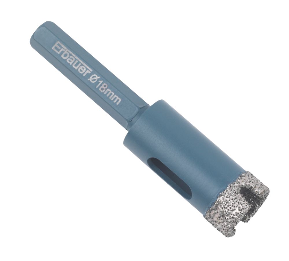 Foret diamant pour carrelage 18 x 80mm Erbauer