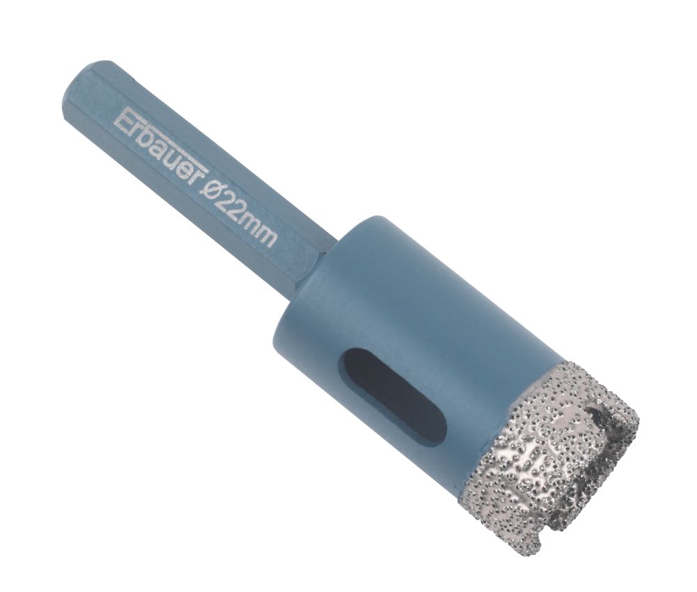 Foret diamant pour carrelage 22 x 80mm Erbauer