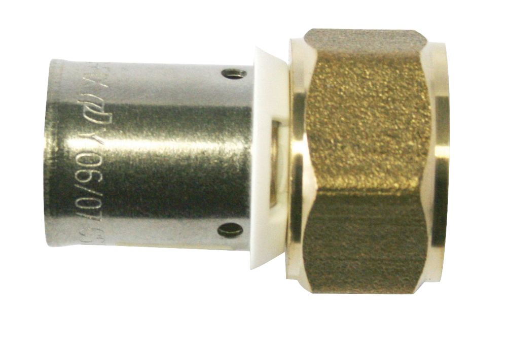 Raccord écrou tournant PER à sertir 20mm x 20/27 - 3/4" Fixoconnect