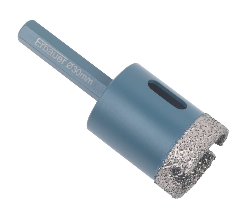 Foret diamant pour carrelage 30 x 80mm Erbauer