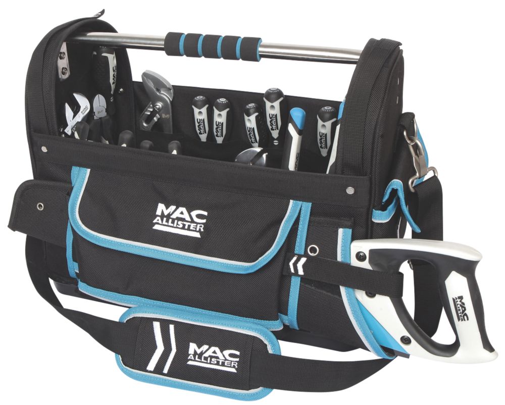 Sacoche outils avec porte scie Mac Allister 46cm Rangement des