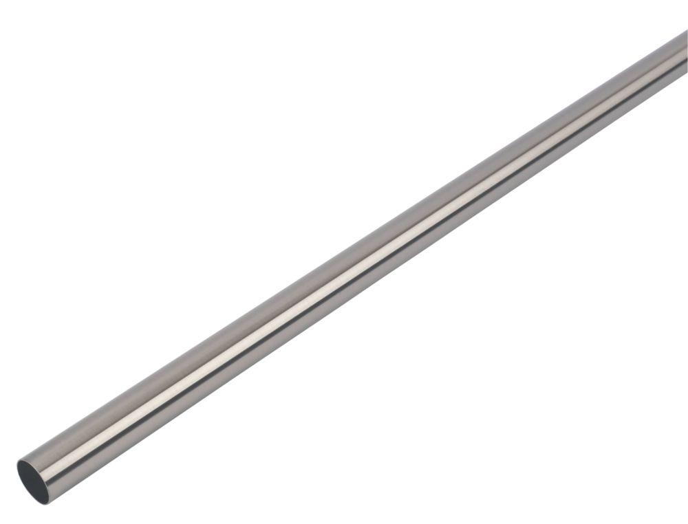 Tringle de penderie ronde Smith & Locke en nickel brossé 1219mm x 25mm 